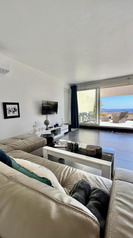 Vue Mer Imprenable Et Piscine Бандол Екстериор снимка